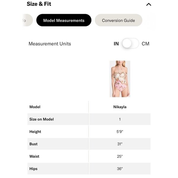 Zimmermann Laurel Wire Frill Halter One Piece Pink Floral Swimsuit Size 2 US 8 - Picture 11 of 11